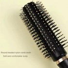 Round Hair Brush Boar Bristle Soft Hair Comb Womens Hair Styling Comb Portable