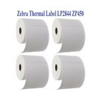 4 Rolls 4 x6  Zebra 2844 Eltron Zp450 Direct Thermal Shipping Labels 1000 Pcs