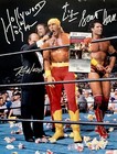 Nwo Hulk Hogan Scott Hall Kevin Nash Hand Signed 16x20 Photo Wcw Jsa Coa Wwf Wwe
