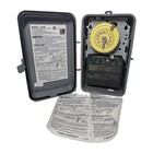 Intermatic  24 Hr Outdoor  Mechanical Timer Switch Gray