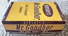 Hershey   s Mr Goodbar Milk Chocolate   Peanuts Display Box Vintage Empty