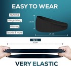S m Sports Headband For Men  pack Of 5 