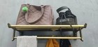 Rack Vintage Style Luxury Coatrack French Luggage Rack Train Wall Mounted