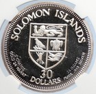 1975 Solomon Islands Elizabeth Ii Cuscus Proof Gilt Silver  30 Coin Ngc I105925
