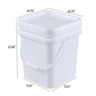 Cand 5 Gal Heavy Duty Plastic Bucket Containers W  Sealed Lid Food Grade 4-packs