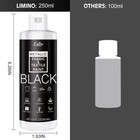 Black Fabric Paint - 250ml Textile Paint Permanent For Textile And Leather Cloth