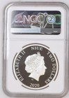 2020 Niue S 2 Disney Steamboat Willie Pf 70 1oz Ucam Silver Coin     s 0137-0425