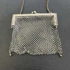 Antique German Silver Art Nouveau Chainmail Mesh Evening Bag Purse