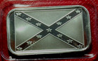 Confederate Flag Art Bar-silvertowne Mint 1 Troy Oz 999 Fine Silver-mint Sealed