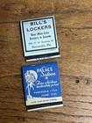 Vintage Pensacola Florida Lot  2  Full Matchbooks Palace Saloon Nite Club Locker