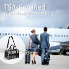 Airline Approved Pet Carrier For Cats Small Dogs - Soft Sided Travel Bag