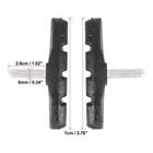 4 Pair Cantilever Bike Brake Pads Threadless Post Mountain Bike Mtb 70mm Black