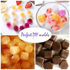 1-2 Pack  Case Silicone Ice Cube Tray Maker Mold Cocktails Whiskey Stones Large