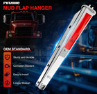Tairod 2-pc Heavy-duty Straight Spring Loaded Mud Flap Hanger Brackets For Semi