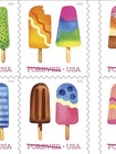 2018 Usps Boooklet Of 20 First Class Letter Stamps Frozen Treats 78  