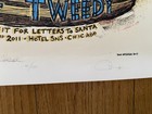 Jeff Tweedy 2011 Benefit Concert Poster  Signed   Numbered By Artist Dan Grzeca 
