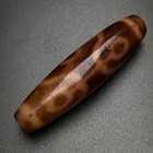 Rare Tibetan Buddhism Agate Nobleman Dzi Bead Amulet Necklace Pendant G129
