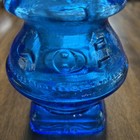 Pre-owned Vintage Wheaton Nj Glass Piggy Bank -2 Blue