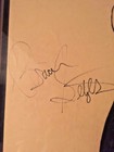 Vintage   Extremely Rare Autographed Stray Cats Concert Poster Signed By All 3