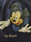 Vtg Disney Mickey Mouse Las Vegas T-shirt Youth Medium Preshrunk Distressed 