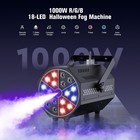 1000w Smoke Fog Machine Rgb Wireless Remote Dj Disco Party Stage Fogger Smoker