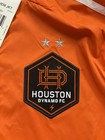 New Adidas Men   s Mls Houston Dynamo Reversible Anthem Jacket Size Small