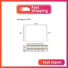 25 Pack Acid Free Crystal Sealed Clear Bags For 11x17 Art Prints  Photos