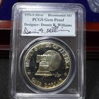 1976 Bicentennial Silver Proof Coin Set Designer Series Pcgs Gem Proof Signed