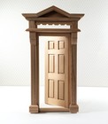 Dollhouse Victorian Door Exterior 6 Panel 1 12 Scale Miniature Houseworks  6013