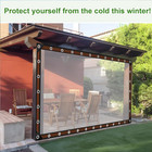 Clear Tarp With Grommets 6 6x9 8ft Transparent Heavy Duty Waterproof Enclosure 