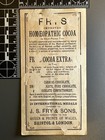 Antique Victorian Trade Card Advertising Ephemera - J s Fry   Sons - London 