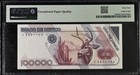 M4667 Banco De Mexico 1991 100 000 Pesos P94b Pmg Choice Unc 64 Epq