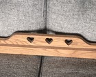 Vtg Wooden Wall Mount Quilt- Tapestry- Rug Hanger