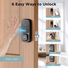 Security Keyless Smart Door Lock Wifi App Control Plam Vein 6 Ways Unolck