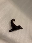 1995 Hagen Renaker Papa Sea Lion Dark Brown Porcelain Figurine 1   hx1 75   lx1 5   w