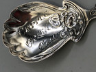 Colorado Souvenir Sugar Spoon  Sterling Silver  5 5   Floral Handle