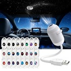 Hd Smart Dynamic 5d Holographic Night Light Projector  2-in-1 Galaxy Star