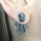 Gothic Earrings Weird Funky Stud Earrings For Women Unique Fun Emo Punk Acc - 13