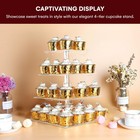 Cupcake Stand Pro-version - Purple 4-tier Cupcake Tower - European Style Cake   