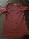 Adidas Techfit Climacool Compression Shirt Men s M Short Sleeve Crew Burgundy