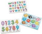 Melissa   Doug Classic Wooden Peg Puzzles  set Of 3 