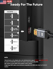 10k 8k Hdmi 2 1 Cable 2-pack 6 6ft   Certified 48gbps Ultra High Speed Slim Hdmi