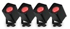  4  Chauvet Dj Freedom H1 Ip Ils X4 Rgbwa uv Indoor outdoor Wash Lights charger