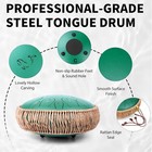 Steel Tongue Drum 15 Notes 14 Inch D-key Panda Balmy Drum Percussion Instrument