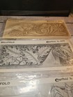 Vintage Set  Of 3 Craftaid Billfold Leather Tooling Templates Horse Themes
