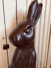 Blow Mold Easter Rabbits Giant Chocolate 31    Display Union Products U s a 