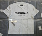 200  Sold Fear Of God Essentials Tee Ss22 Dark Oatmeal Xxs-xxl 100  Authentic