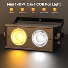140w Cob Led Par Light Dmx Audience Blinder Light Warm Cool White Stage Lighting