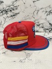 Bill Elliott 3 Stripe Coors Trucker Snapback Hat Cap Vintage 80   s Designer Award