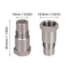 M18 X 1 5 Oxygen Sensor Thread Repair Nut Bung With Filter Screen     2pcs